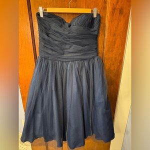 Akira Chicago Black Label Navy Strapless Dress